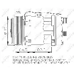 Kompresor, klima-uređaj NRF NRF 32133 IC-D1357D