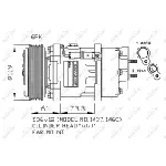 Kompresor, klima-uređaj NRF NRF 32217 IC-C2FDFD