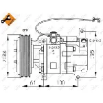 Kompresor, klima-uređaj NRF NRF 32233 IC-C2FE59