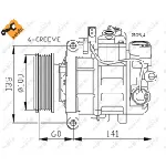 Kompresor, klima-uređaj NRF NRF 32263 IC-C2FE11