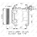 Kompresor, klima-uređaj NRF NRF 32267 IC-C2FDEC