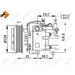 Kompresor, klima-uređaj NRF NRF 32408 IC-C2FEBD