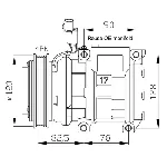 Kompresor, klima-uređaj NRF NRF 32449 IC-C2FEDA
