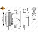 Kompresor, klima-uređaj NRF NRF 32484 IC-C2FEE8