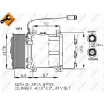 Kompresor, klima-uređaj NRF NRF 32709 IC-D258C4