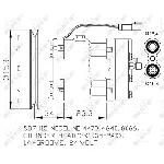 Kompresor, klima-uređaj NRF NRF 32879 IC-DF2732