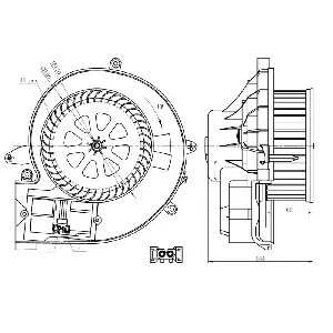 Kompresor, klima-uređaj NRF NRF 34302 IC-G0QBS7