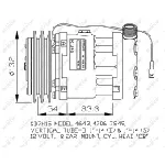 Kompresor, klima-uređaj SANDEN SD7H15-7849 IC-F7C9C5