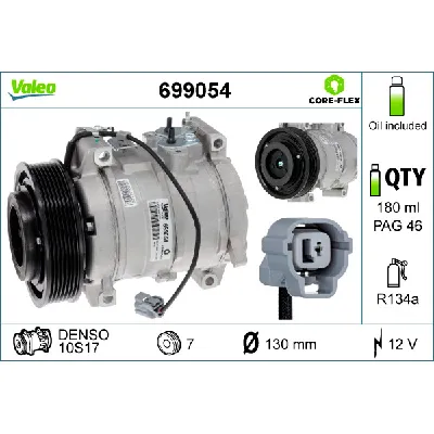 Kompresor, klima-uređaj VALEO VAL699054 IC-E26739