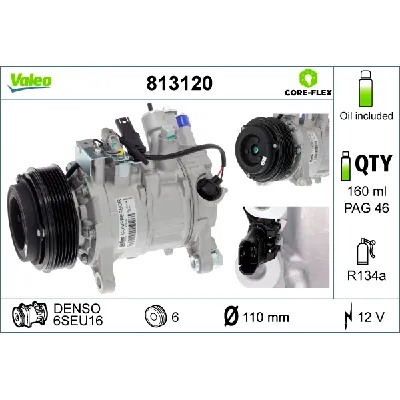 Kompresor, klima-uređaj VALEO VAL813120 IC-F4B48F