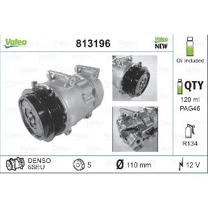 Kompresor, klima-uređaj VALEO VAL813196 IC-BAD291