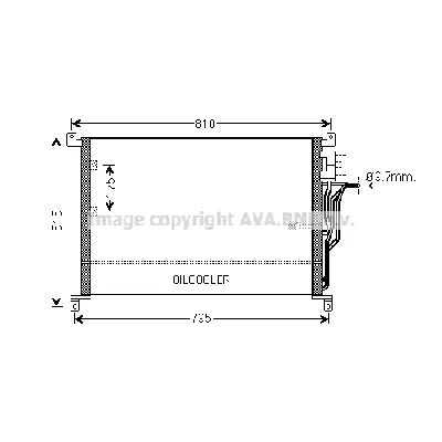 Kondenzator, klima-uređaj AVA COOLING AI5301 AVA IC-G0RMA8