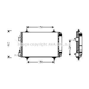 Kondenzator, klima-uređaj AVA COOLING CNA5192D AVA IC-G0RIU0