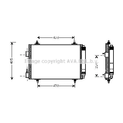 Kondenzator, klima-uređaj AVA COOLING CNA5192D AVA IC-G0RIU0