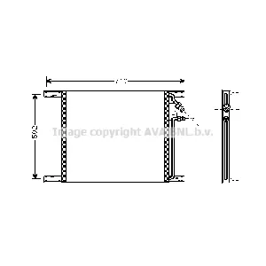 Kondenzator, klima-uređaj AVA COOLING DF5020 AVA IC-G0RLHN