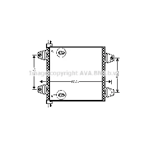 Kondenzator, klima-uređaj AVA COOLING DF5034 AVA IC-G0RLIG