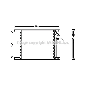 Kondenzator, klima-uređaj AVA COOLING DF5069 AVA IC-G0RLIF