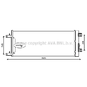 Kondenzator, klima-uređaj AVA COOLING DF5071D AVA IC-G0RLIH