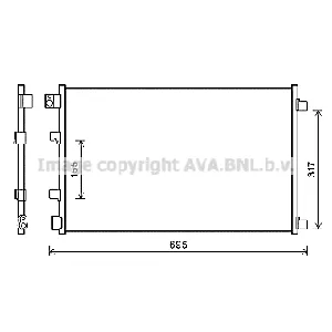 Kondenzator, klima-uređaj AVA COOLING DNA5281 AVA IC-G0RIXP