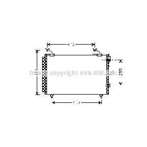 Kondenzator, klima-uređaj AVA COOLING DU5056D AVA IC-G0RLEO