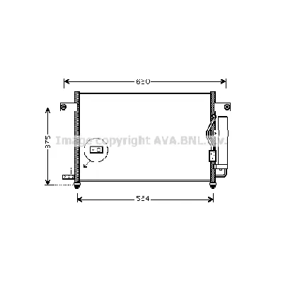 Kondenzator, klima-uređaj AVA COOLING DW5049D AVA IC-G0RLK9