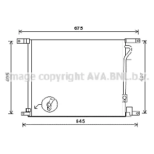 Kondenzator, klima-uređaj AVA COOLING DWA5139D AVA IC-G0RMBP