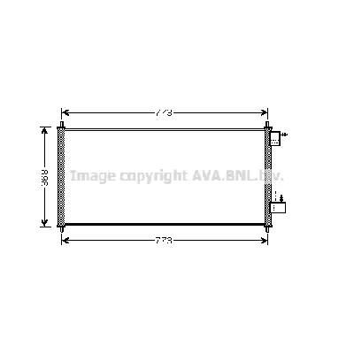 Kondenzator, klima-uređaj AVA COOLING FDA5361 AVA IC-G0RLF6
