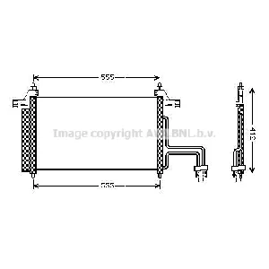 Kondenzator, klima-uređaj AVA COOLING FT5253D AVA IC-G0RJ1E