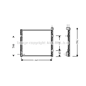 Kondenzator, klima-uređaj AVA COOLING HD5095 AVA IC-G0RIWD