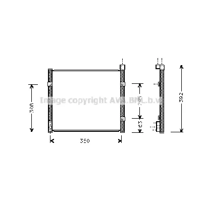 Kondenzator, klima-uređaj AVA COOLING HD5095 AVA IC-G0RIWD