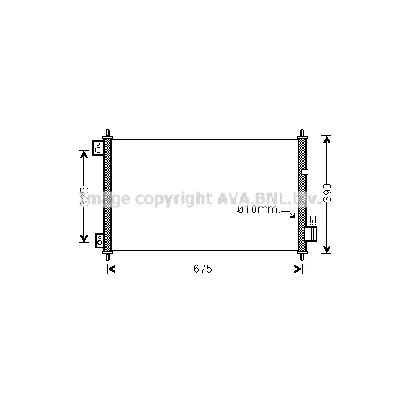 Kondenzator, klima-uređaj AVA COOLING HD5229 AVA IC-G0RMAF