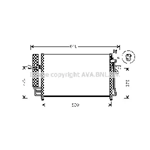 Kondenzator, klima-uređaj AVA COOLING HY5087D AVA IC-G0RIWH