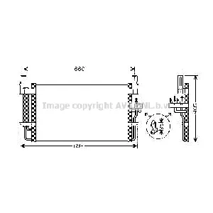 Kondenzator, klima-uređaj AVA COOLING HY5092D AVA IC-G0RIV5