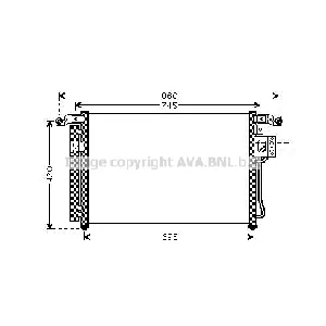 Kondenzator, klima-uređaj AVA COOLING HY5176D AVA IC-G0RLDD