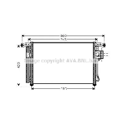 Kondenzator, klima-uređaj AVA COOLING HY5176D AVA IC-G0RLDD