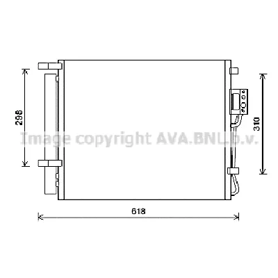 Kondenzator, klima-uređaj AVA COOLING HY5310D AVA IC-G0RLD9