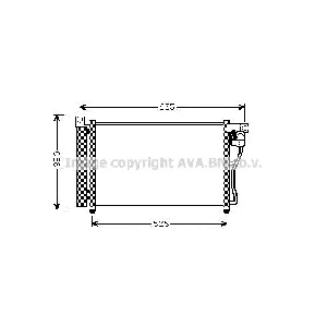Kondenzator, klima-uređaj AVA COOLING HYA5164D AVA IC-G0RMAC