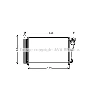 Kondenzator, klima-uređaj AVA COOLING HYA5164D AVA IC-G0RMAC