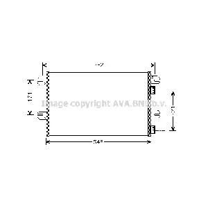 Kondenzator, klima-uređaj AVA COOLING IV5063 AVA IC-G0RLHI
