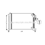 Kondenzator, klima-uređaj AVA COOLING IVA5081D AVA IC-G0RLIA