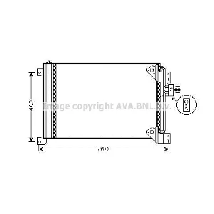 Kondenzator, klima-uređaj AVA COOLING IVA5081D AVA IC-G0RLIA