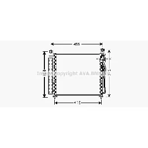 Kondenzator, klima-uređaj AVA COOLING KA5065D AVA IC-G0RLBL