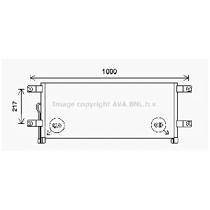 Kondenzator, klima-uređaj AVA COOLING ME5292 AVA IC-G0RLHA