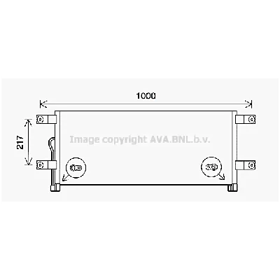 Kondenzator, klima-uređaj AVA COOLING ME5292 AVA IC-G0RLHA