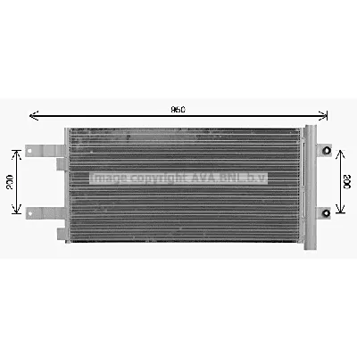 Kondenzator, klima-uređaj AVA COOLING MN5140D AVA IC-G0XDTD