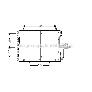 Kondenzator, klima-uređaj AVA COOLING MS5169 AVA IC-G0RKP6