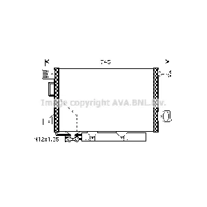 Kondenzator, klima-uređaj AVA COOLING MS5360D AVA IC-G0RMC1