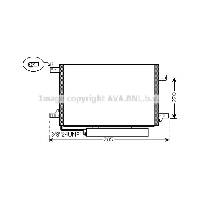 Kondenzator, klima-uređaj AVA COOLING MSA5382D AVA IC-G0RM9U