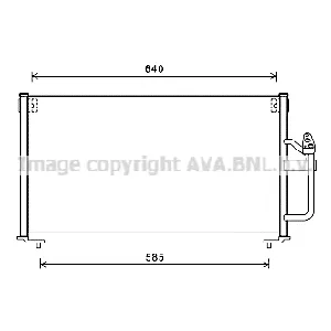 Kondenzator, klima-uređaj AVA COOLING MT5245 AVA IC-G0RK29