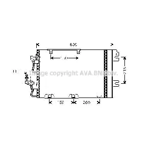 Kondenzator, klima-uređaj AVA COOLING OL5367D AVA IC-G0RLJS